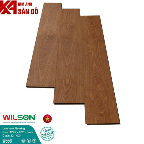 Sàn Gỗ Công Nghiệp 8MM WILSON-W553